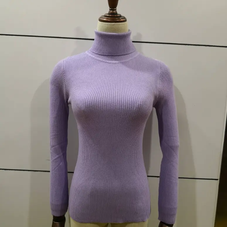 Women K-Style White Knit Pullover Sweater — feature 27