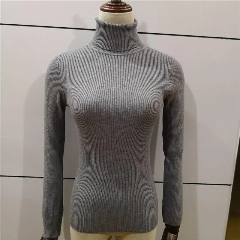 Women K-Style White Knit Pullover Sweater — feature 29