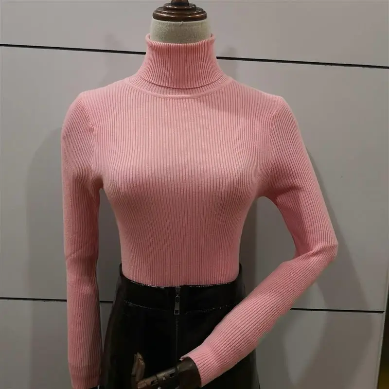 Women K-Style White Knit Pullover Sweater — feature 31