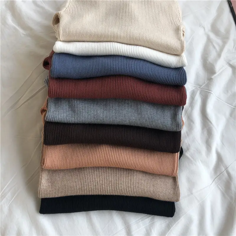 Women K-Style White Knit Pullover Sweater — feature 5