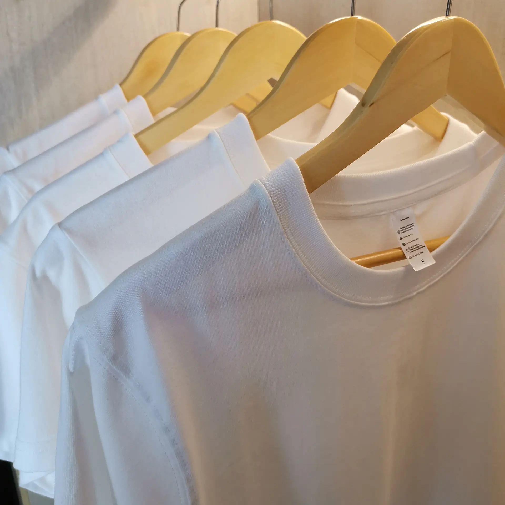 White Cotton Loose T-Shirt Plus Size Women's Joker Color