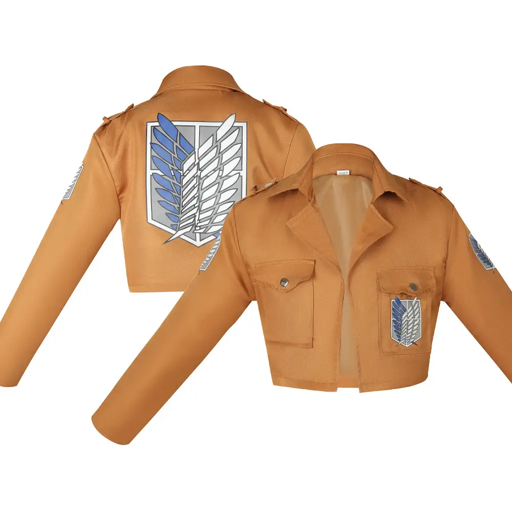 Anime Attack Giant Jacket with Wings of Liberty Design - Image 2