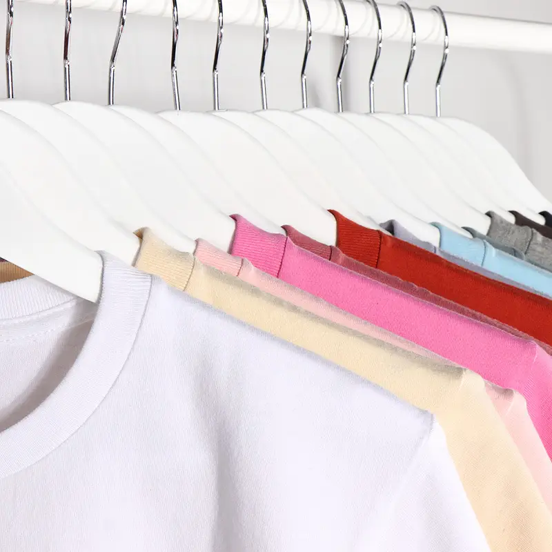 Men Women Cotton Crewneck T-Shirt 250g Xinjiang - Image 16
