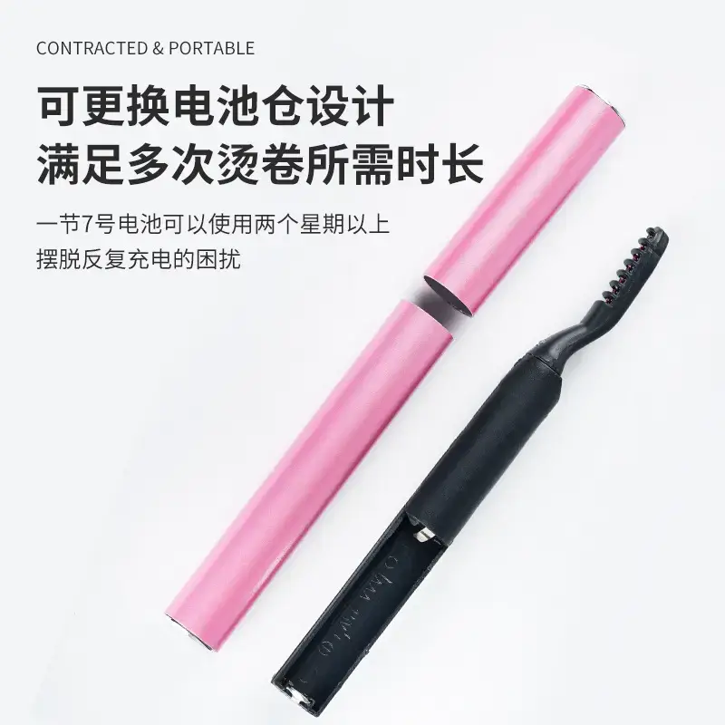 Electric Eyelash Curler Pink Heated Curler - Image 6