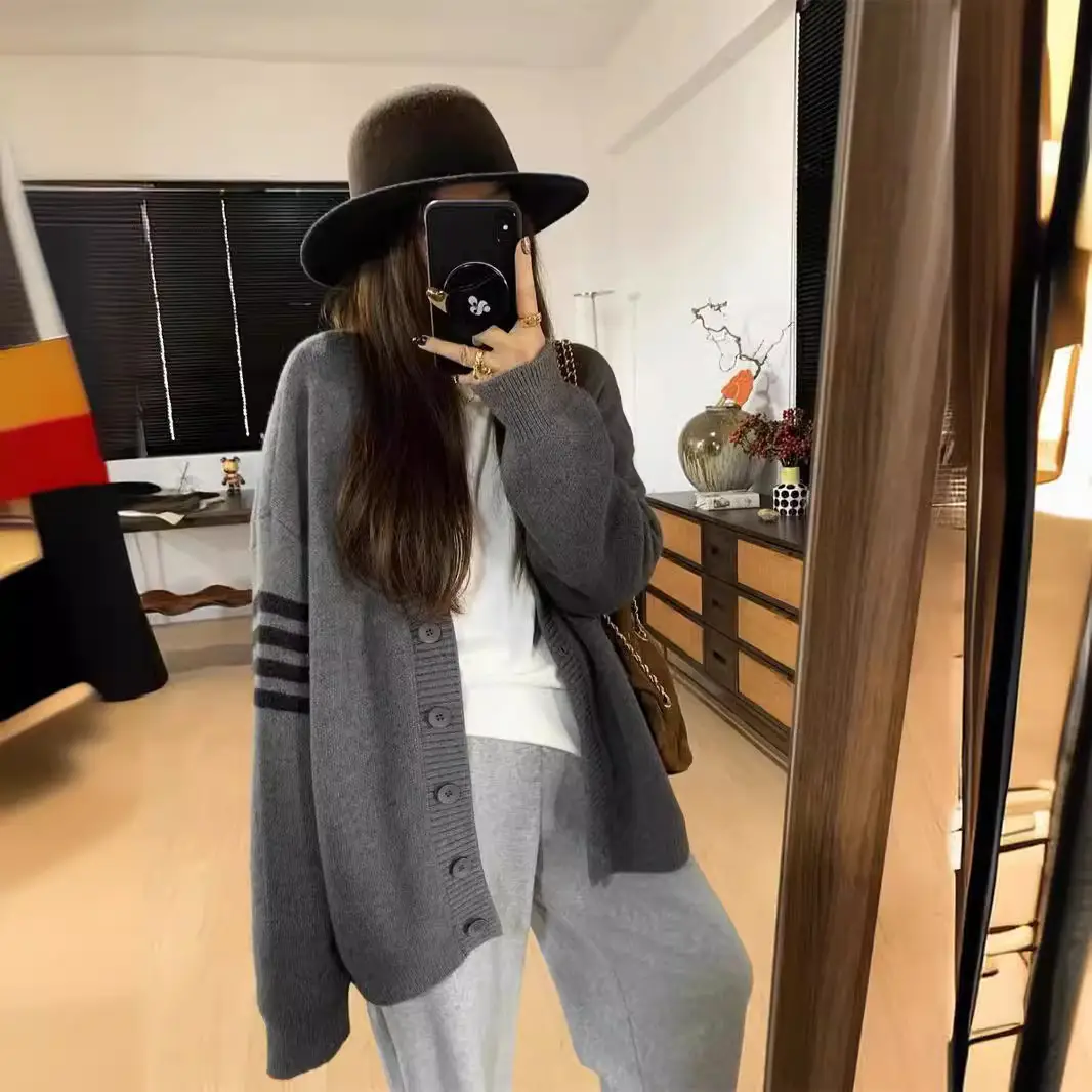 Women's 2024 Knitted Hooded Cardigan Jacket Small â feature 10