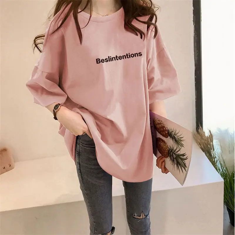 Women Green Printed Pullover T-Shirt Summer 2023 — feature 2