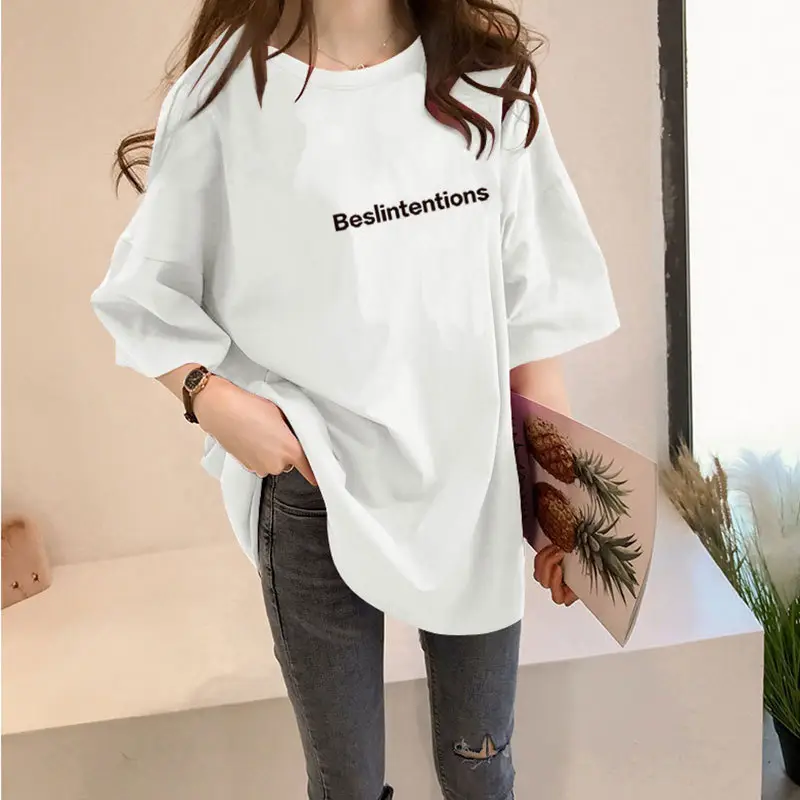 Women Green Printed Pullover T-Shirt Summer 2023 — feature 4
