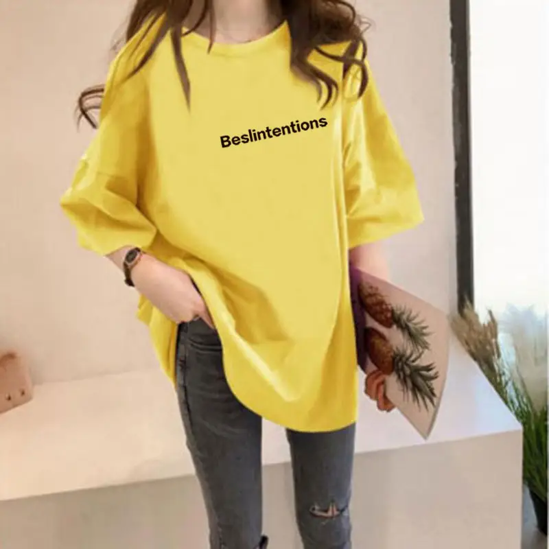 Women Green Printed Pullover T-Shirt Summer 2023 — feature 5