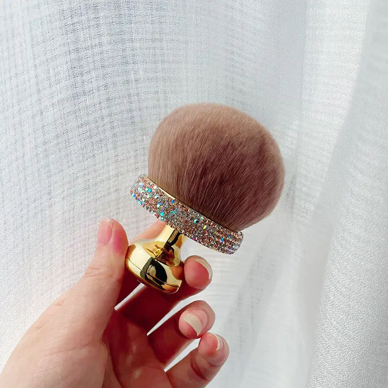 Ultra-Soft Large Mushroom Makeup Brush for Setting & Contouring — feature 7