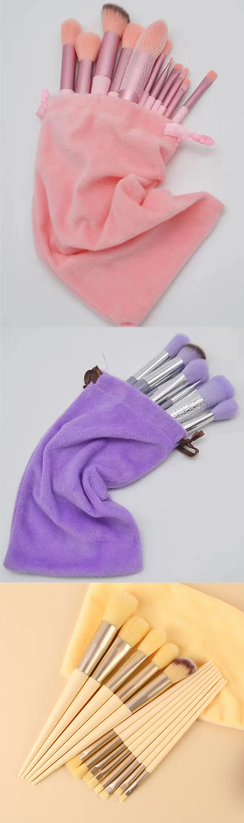 13-Piece Makeup Brush Set for Blending, Contouring, and Eye Makeup — feature 13