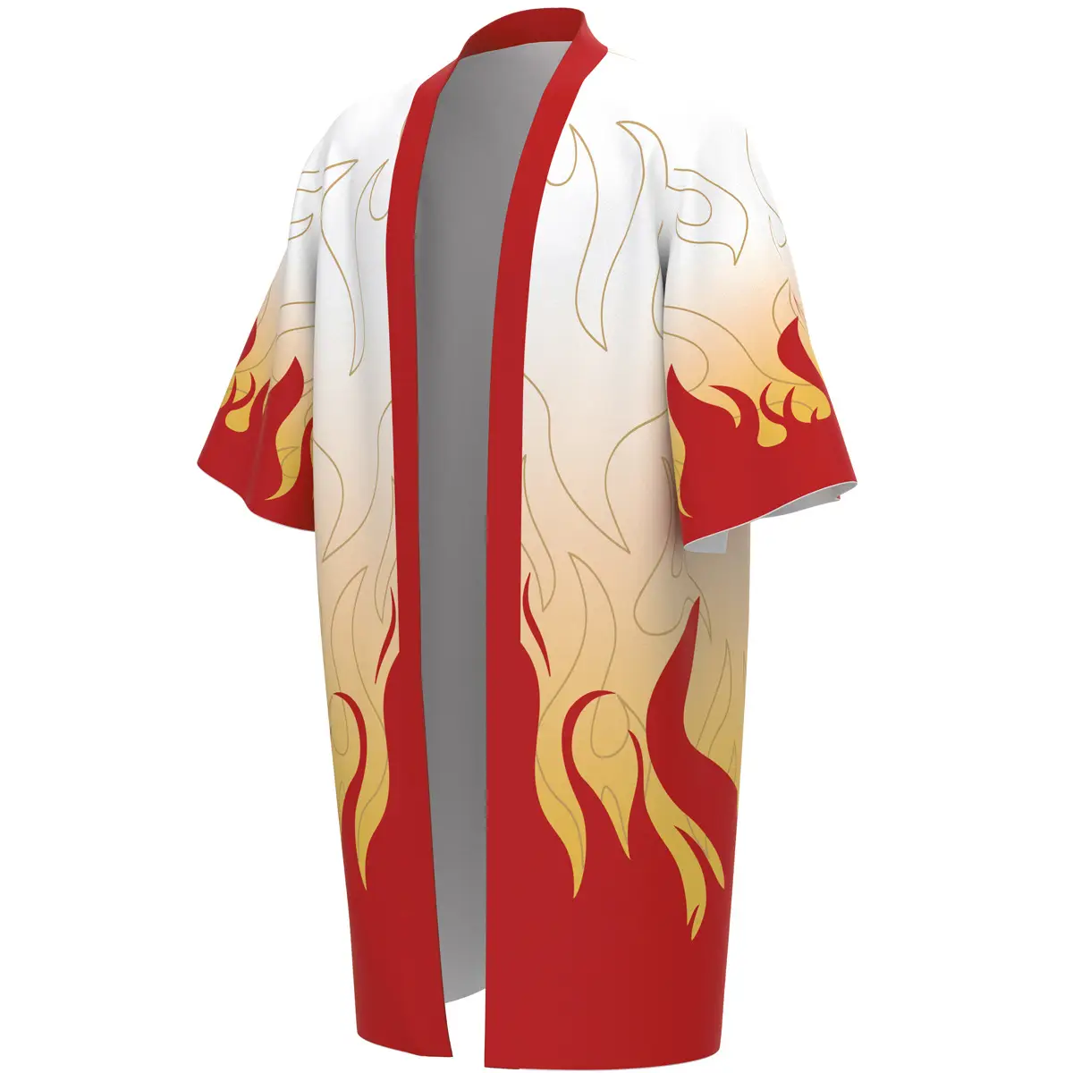 Yellow Triangle Ghost Blade Kimono Bathrobe - Image 7