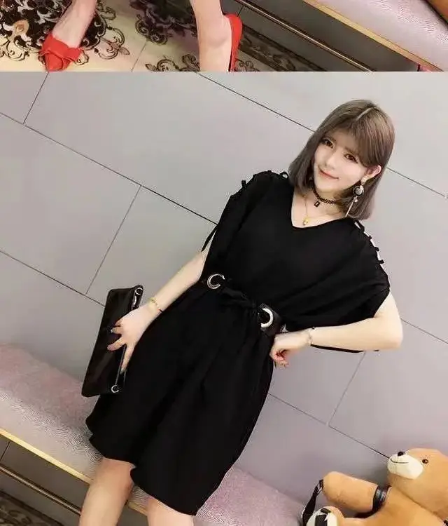 Women's Off-Shoulder Dress 2026 Plus Size Batwing Sleeve — feature 15