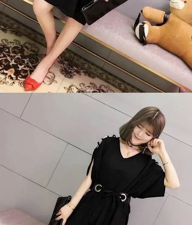 Women's Off-Shoulder Dress 2026 Plus Size Batwing Sleeve — feature 17