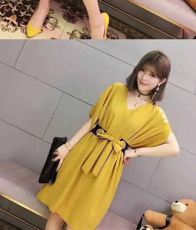 Women's Off-Shoulder Dress 2026 Plus Size Batwing Sleeve — feature 7