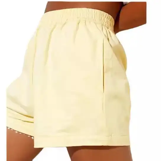 Women's Black High Waist Slim Shorts Summer Wear - Image 9
