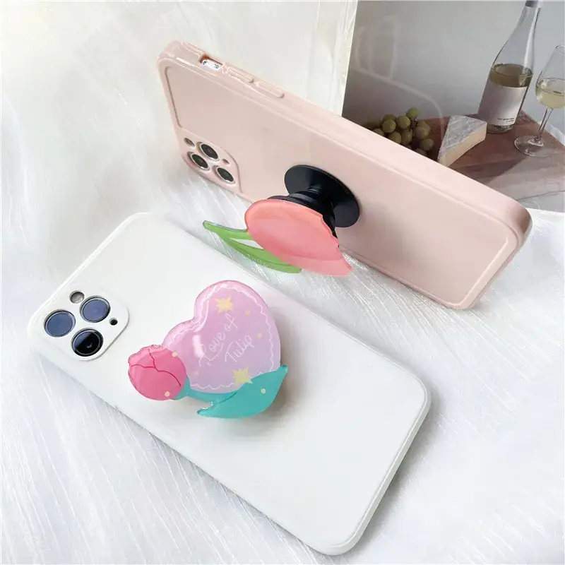 Tulip Phone Brackets with Glue Drop & Retractable Design - Image 13