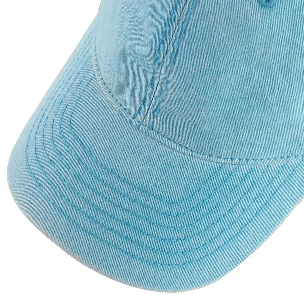 Gray Denim Baseball Cap for Men Sun Protection - Image 12