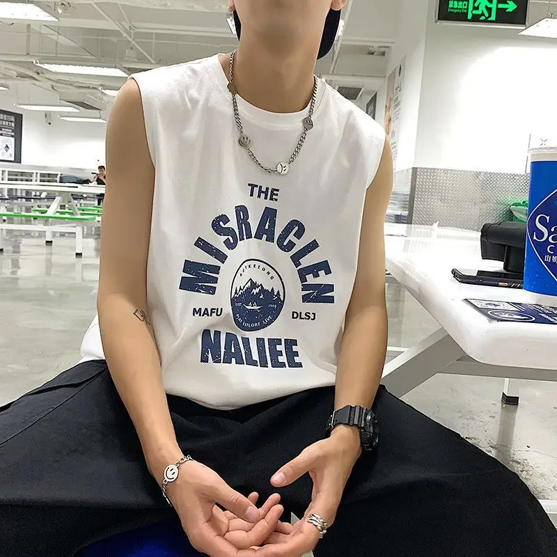 Men Sleeveless Junior Company T-Shirt Black - Image 10