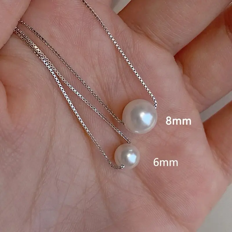 Korean Pearl Necklace for Women Elegant Clavicle Chain — feature 3