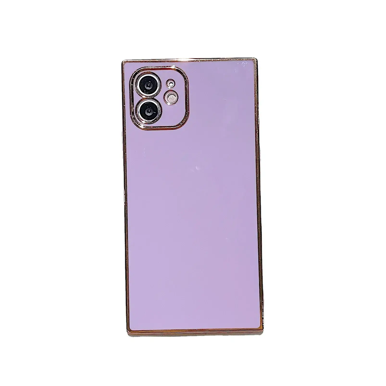 Square Plated Apple iPhone 12+ XS Max XR Protective Case