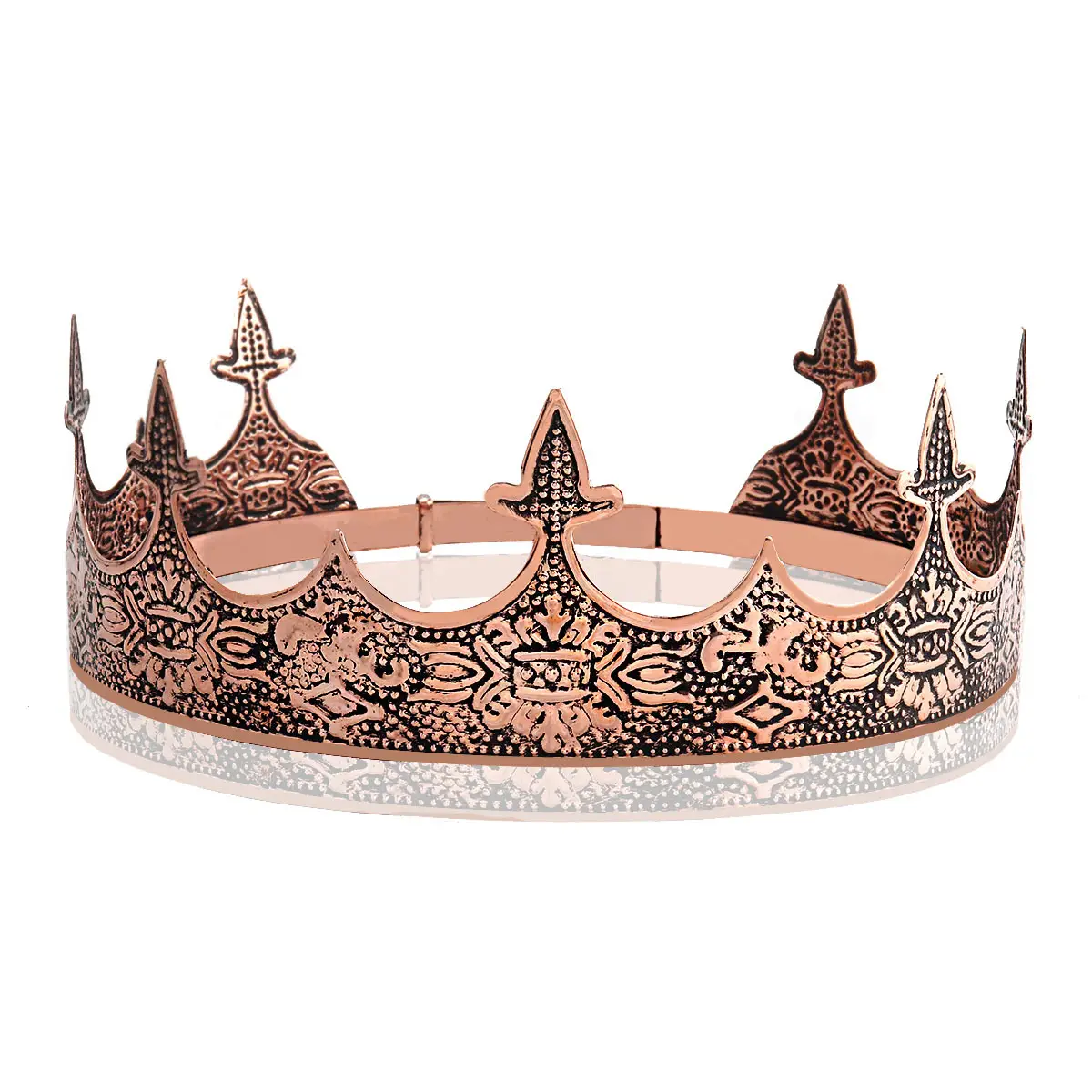 Golden Crown Prince Headdress for Men - Image 2