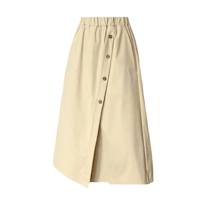 Korean Style Elastic Waist Loose Wide Leg Pants Green - Image 9