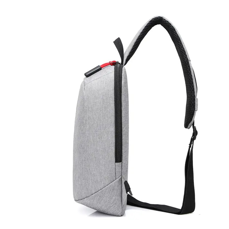 Lightweight Grey Chest Bag for Outdoor Riding Messenger - Image 7