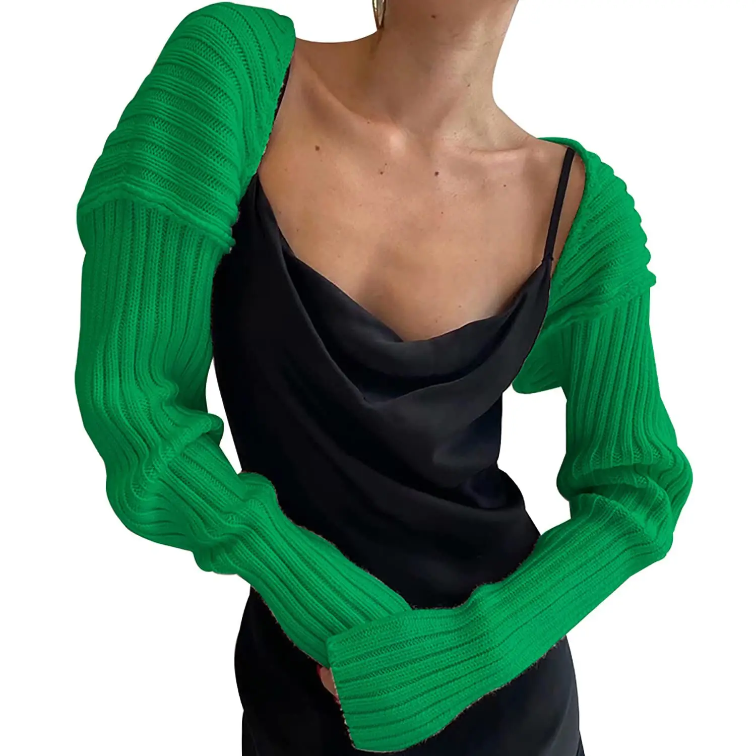 European American Wool Sweater Coat 2020 Autumn Black - Image 5