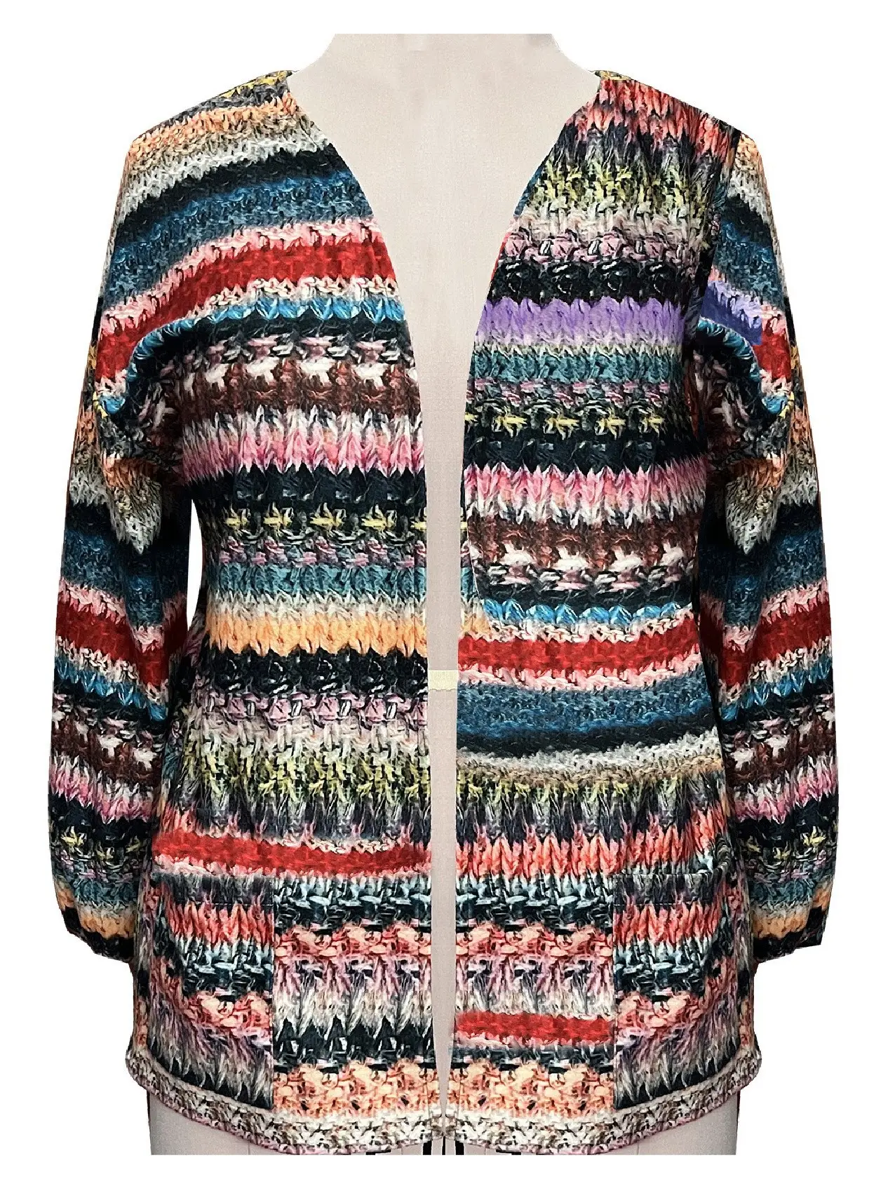 2026 Printed Cardigan with Slim Fit for Women