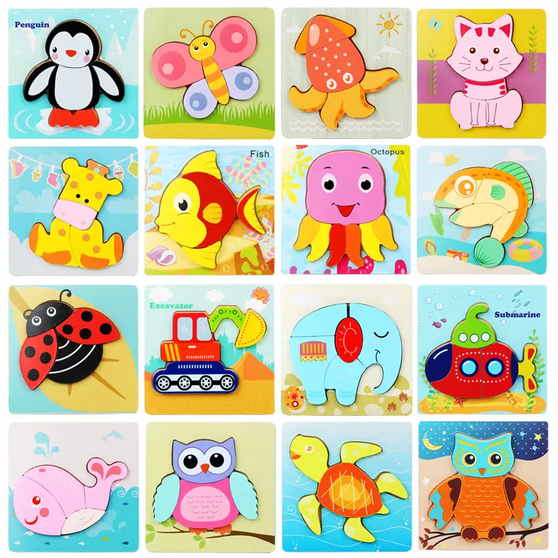 Hand-Grabbing Matching Puzzle for Toddlers