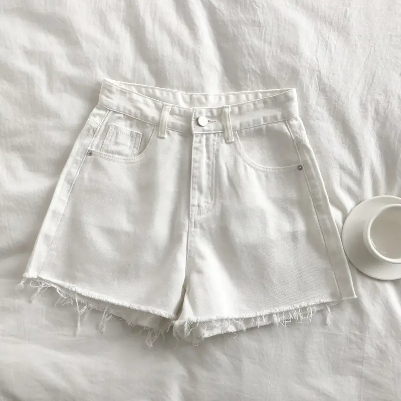 Women Denim Shorts High Waist Slimming 2021 - Image 77