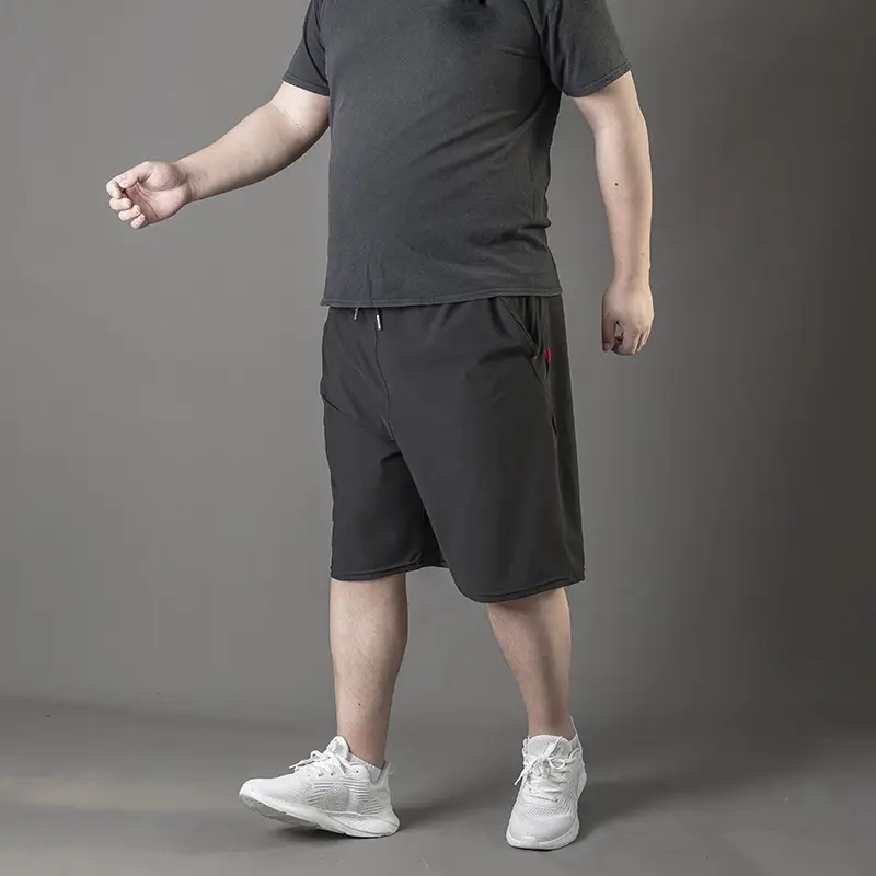 Men Ice Silk Shorts Plus Size Quick Dry Loose Fit - Image 3