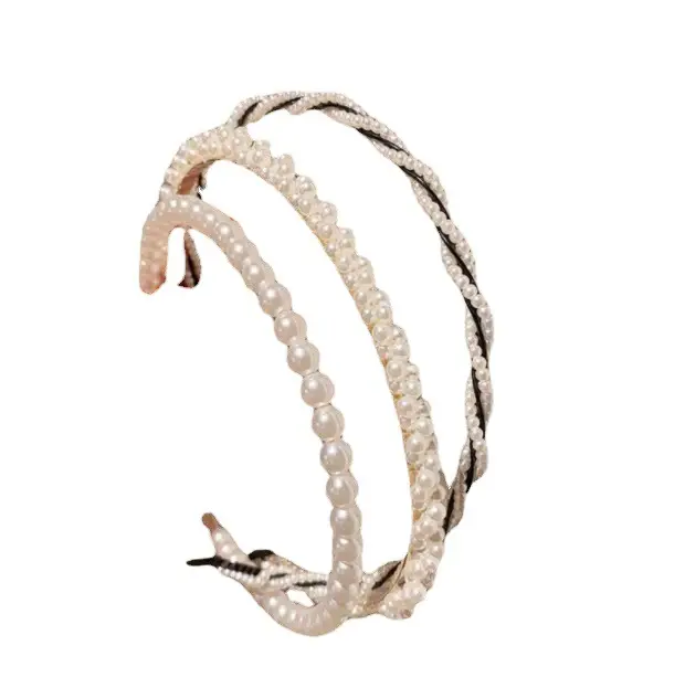 Fairy-Style Pearl Hairband for Women - Image 15