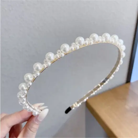 Fairy-Style Pearl Hairband for Women - Image 6