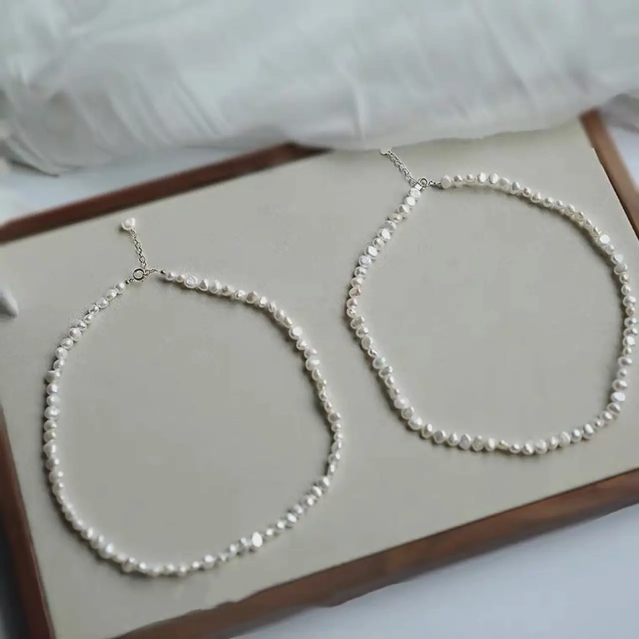Vintage Pearl Necklace for Women Clavicle Chain — feature 2
