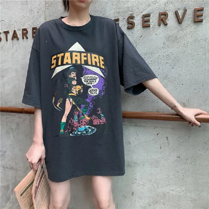Women Starfire Graphic T-Shirt Black 2026 - Image 17