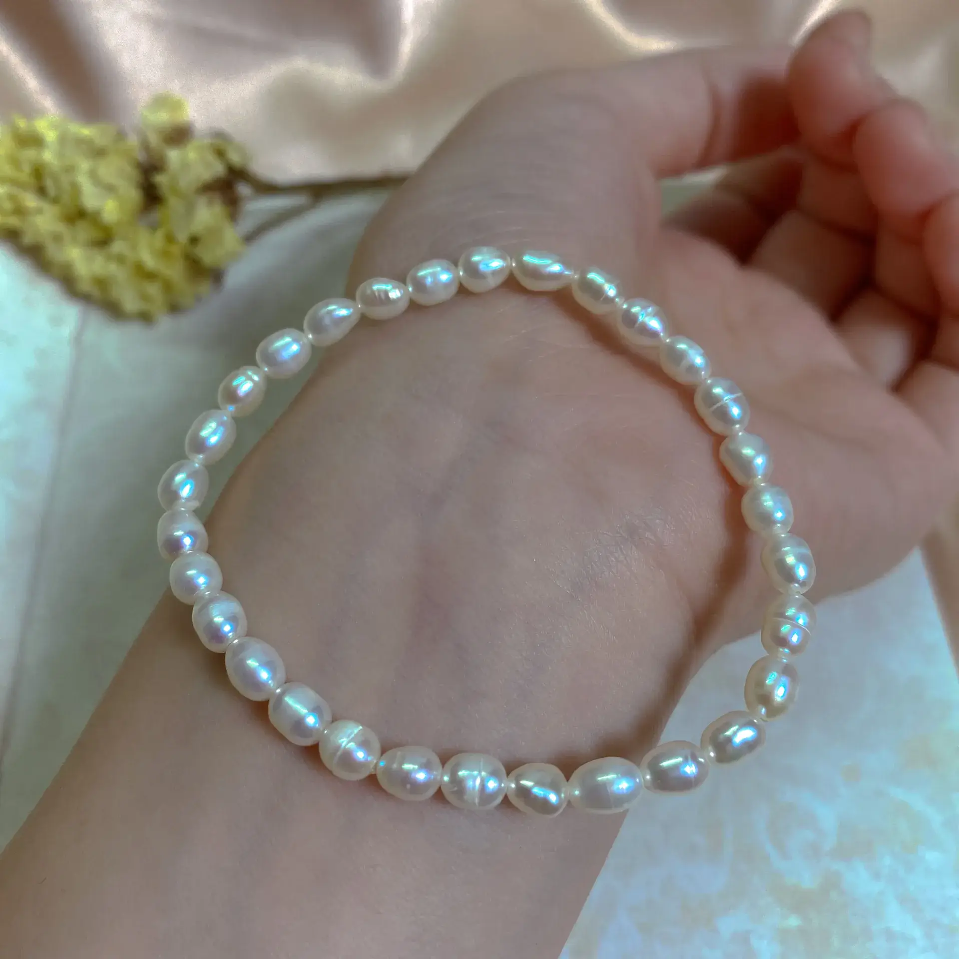 Natural Baroque Pearl Bracelet for Women - Image 2