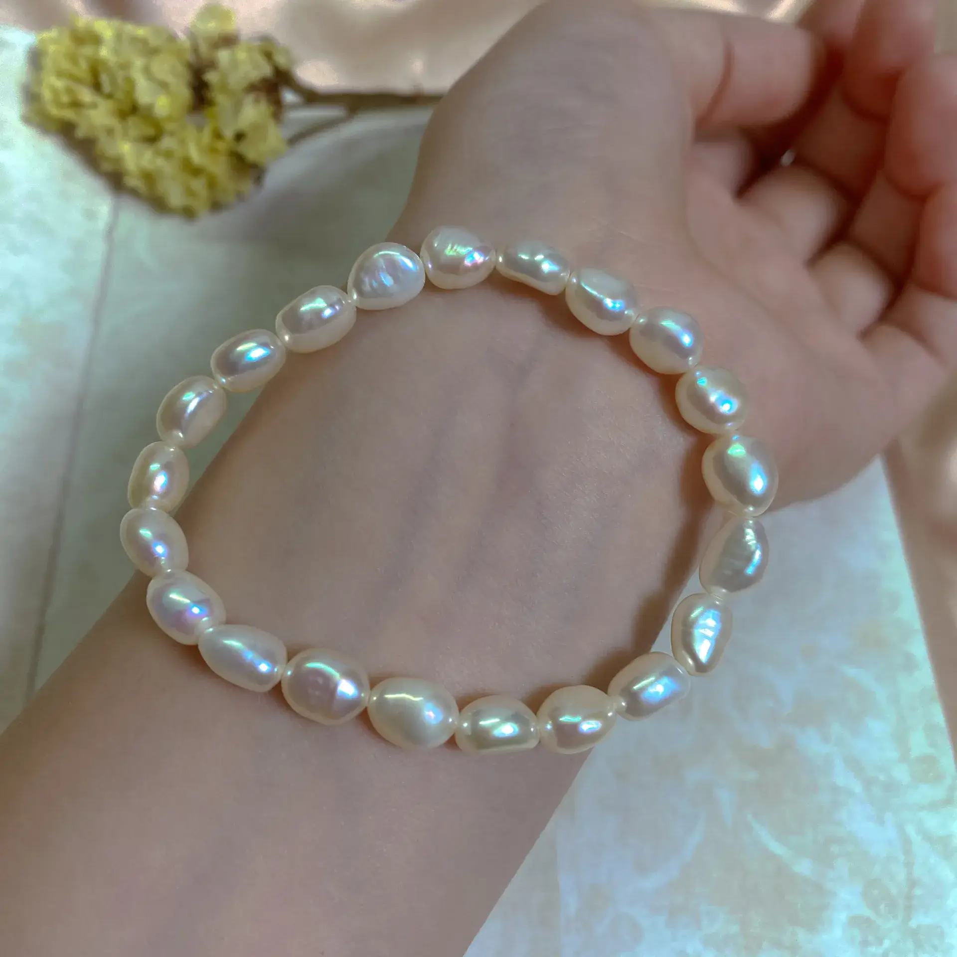 Natural Baroque Pearl Bracelet for Women - Image 6