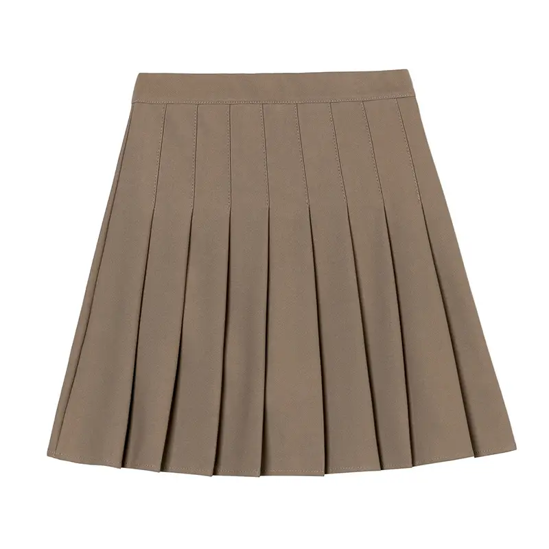 Black Elastic High Waist Women's Skirt A-Line Slimming - Image 4