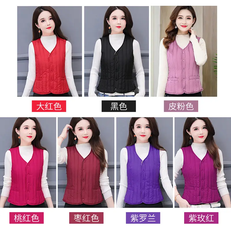 Women Cotton Vest Warm Winter Inner Outer Wear - Image 10