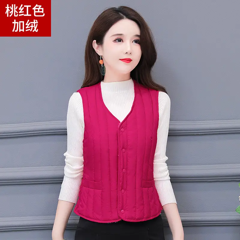 Women Cotton Vest Warm Winter Inner Outer Wear - Image 6