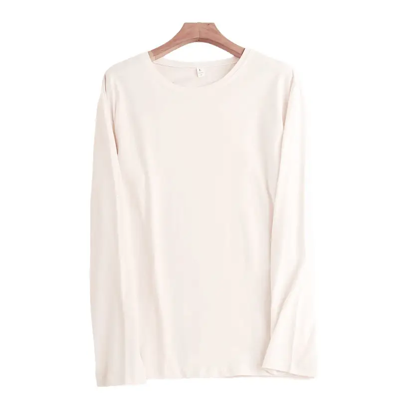 Women Long Sleeve T-Shirt Purple Loose Spring Autumn Korean Style - Image 19