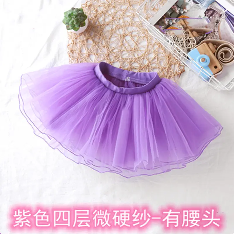 Girls' Tulle Skirts Purple Black Pink - Image 16