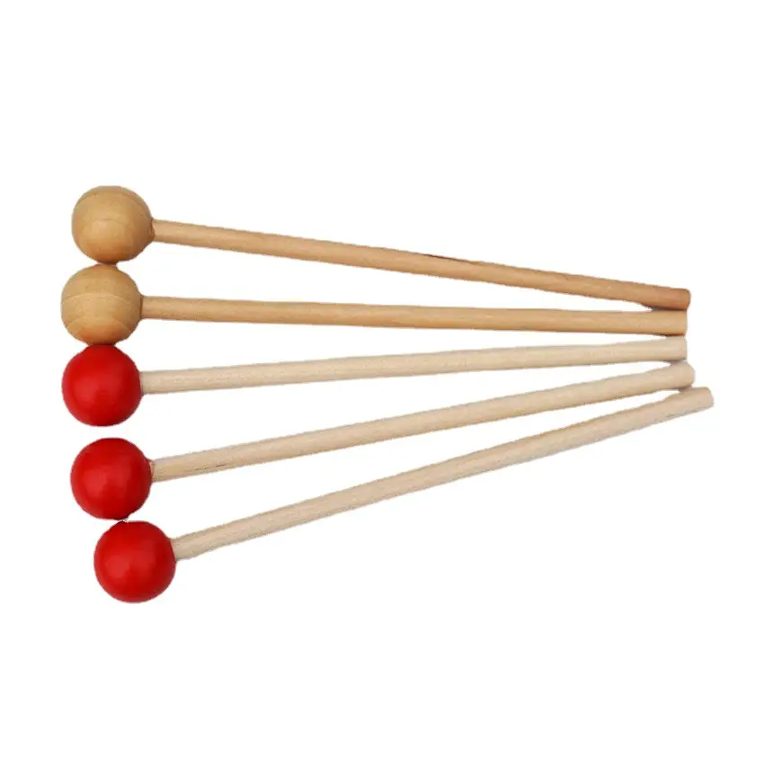 Small Round Head Knocking Wooden Mallet Toy