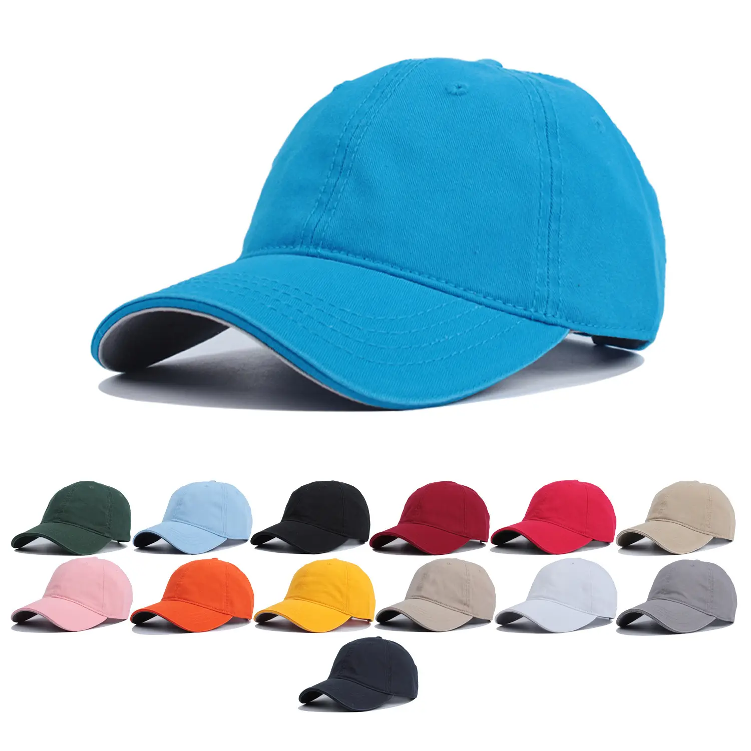 Black Korean Style Baseball Cap for Men