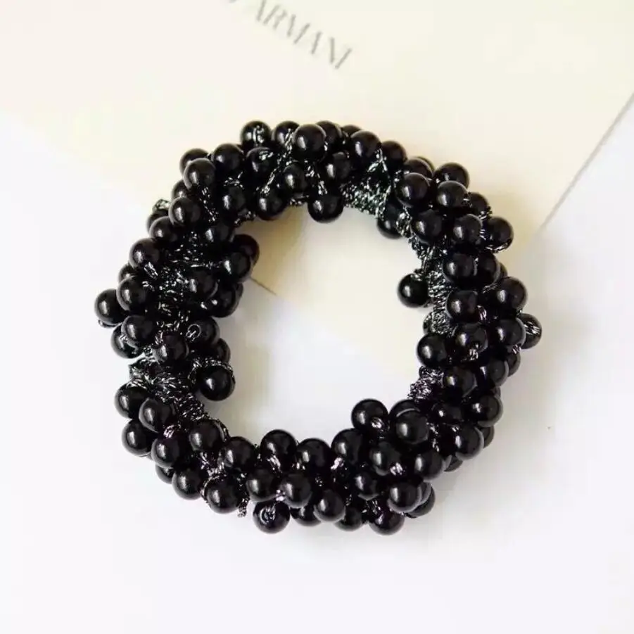South Korea Pearl Hair Rope Bracelet for Women - Image 4