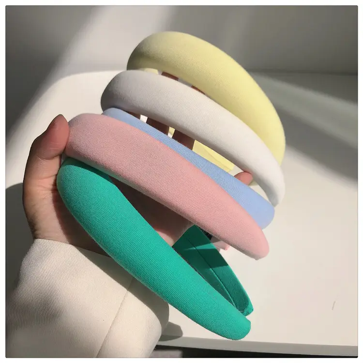 Macaron Color Wide Bristle Headband for Girls — feature 4