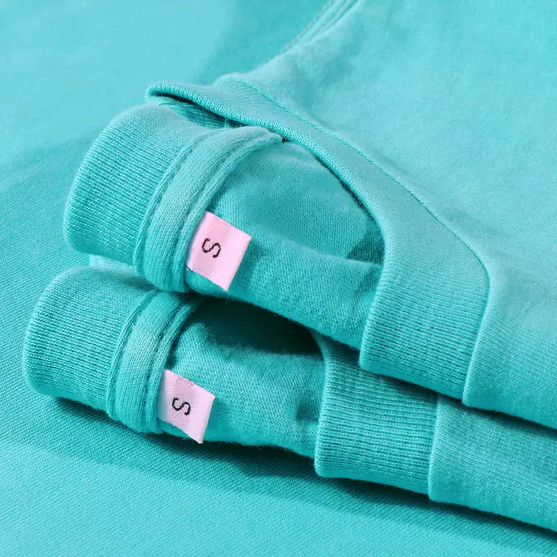 Mint Green Heavy Combed Cotton T-Shirt S - Image 19
