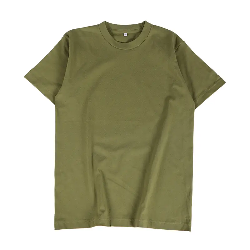Mint Green Heavy Combed Cotton T-Shirt S - Image 10