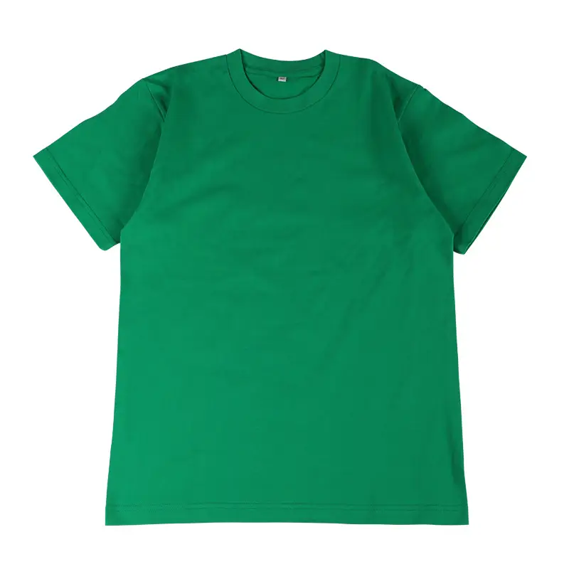 Mint Green Heavy Combed Cotton T-Shirt S - Image 5